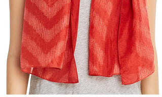 Eileen Fisher Women's Wraps Scarves Red Size Regular