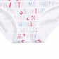 Maidenform Little & Big Girl's Printed Seamless Hipster Underwear White Size Small