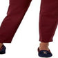Charter Club Women's Cambridge Slim Leg Tummy Slimming Leggings Maroon Size 8P