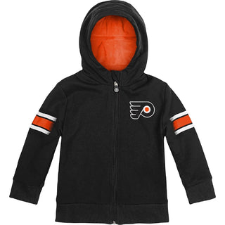 Cubcoats Transforming 2-in-1 Toddler Unisex Philadelphia Flyers Full-Zip Hoodie & Soft Plushie Black