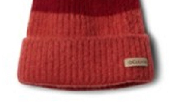 Columbia Women's Pom Pom Winter Beanie Hat Red Size Regular