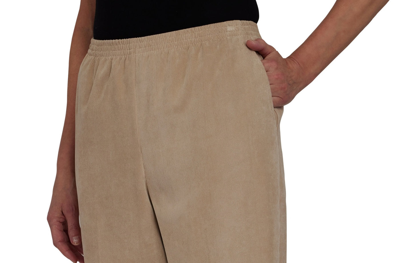 Alfred Dunner Women's Classic Corduroy Pant Brown Size 20X4