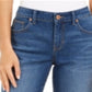 Style & Co Women's Raw Edge Bermuda Shorts Blue Size 4