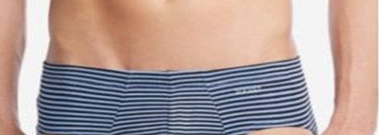 2(x)ist Men's Cotton Batik Bikini Blue Size Small