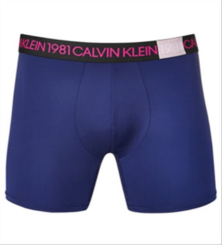Calvin Klein Men's Bold Cotton Stretch Boxer Brief Underwear Blue Size Medium