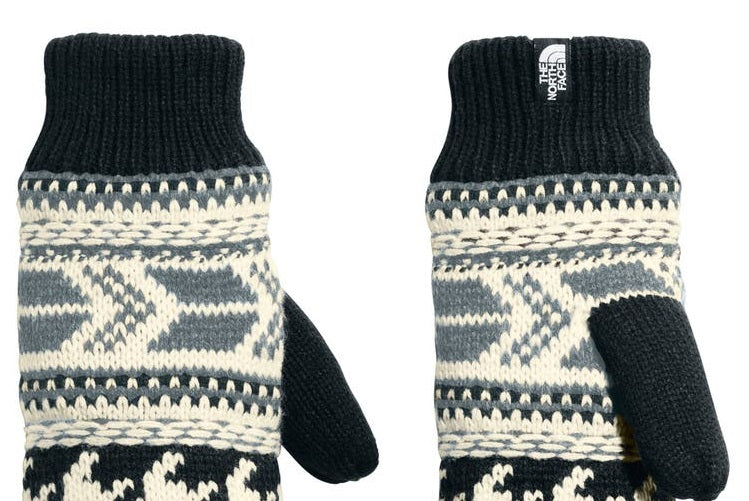 The North Face Women's Fair Isle Mitt Black Size XS/S