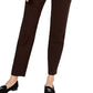 Charter Club Women's Pull on Ponte Knit Pants Brown Size 4 Petite