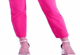 Charter Club Women's Chelsea Tummy Control Skinny Leg Ankle Pants Pink Size 12