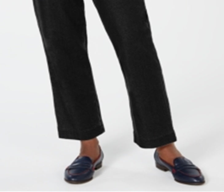 Karen Scott Women's Pull on Denim Black Size Small