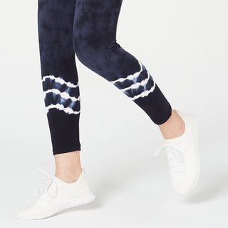 Ideology Women's Tie Dyed Leggings Blue Size XXL