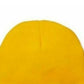 DKNY Men's Acrylic Fitted Logo Accent Winter Beanie Hat Cap Yellow Size Regular