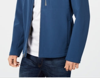 Calvin Klein Men's Zip up Coat Blue Size XX-Large