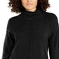 Alfani Women's Dropped Shoulder Turtleneck Sweater Black Size X-Large