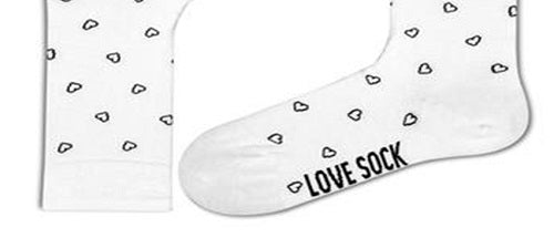Love Sock Company Women's Super Soft Organic Cotton Seamless Toe Crew Socks White Size Regular