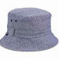 B Block Men's Chambray Reversible Bucket Hat Blue Size X-Large