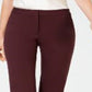 Alfani Women's Ponte Knit Slim Leg Pants Red Size 8 Petite