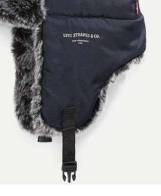 Levi's Men's Lined Trapper Hat Black Size S/M