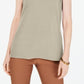 Charter Club Women's Boat Neckline Top Brown Size X-Large
