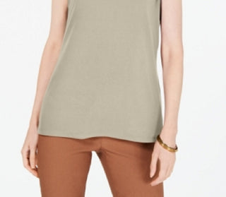 Charter Club Women's Boat Neckline Top Brown Size X-Large