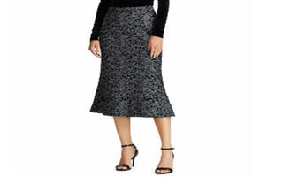 Ralph Lauren Women's Velvet Lace Dress Black Size 18