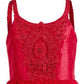 Pink & Violet Big Girl's Sequined Mesh Dress Red Size 8