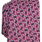 Alfani Men's Reynolds Geometric Skinny Silk Neck Tie Pink Size Regular