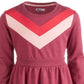 Epic Threads Big Girl's Chevron Sweatshirt Dress Red Size Large