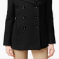 Calvin Klein Women's Wool Cashmere Blend Peacoat Black Size 4
