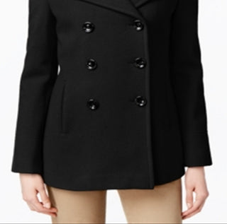 Calvin Klein Women's Wool Cashmere Blend Peacoat Black Size 4