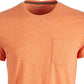 Sun + Stone Men's Dakota Pocket short sleeve crewneck T Shirt Orange Size XL