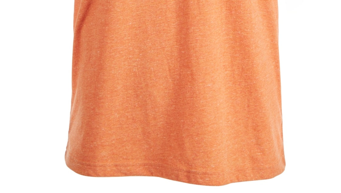 Sun + Stone Men's Dakota Pocket short sleeve crewneck T Shirt Orange Size XL