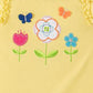 Kids Headquarters Little Girl's 2 Pc Flower Surprise Tunic & Leggings Set Yellow Size 6