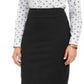 Charter Club Women's Ponte Tummy Control Pencil Skirt Black Size 12 Petite