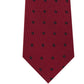 Calvin Klein Men's Molten Oval Self Tied Necktie Red Size Regular