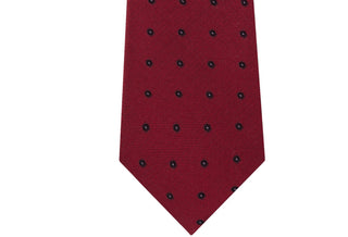 Calvin Klein Men's Molten Oval Self Tied Necktie Red Size Regular
