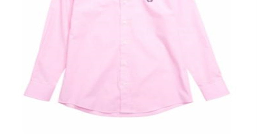Ralph Lauren Big Boy's Woven Shirt Pink Size 8