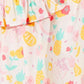 First Impressions Baby Girl's Tropical Fruit Print Cotton Romper White Size 3-6MOS