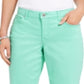 Style & Co Women's Curvy Capri Green Size 6