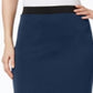 Alfani Women's Below Knee Pencil Skirt Blue Size XS
