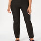 Charter Club Women's Cambridge Skinny Pull on Tummy Control Pants Brown Size 10