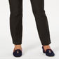 Charter Club Women's Cambridge Skinny Pull on Tummy Control Pants Brown Size 10
