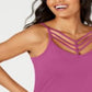 Thalia Sodi Ladder-Trim Tank Top  Pink Size M