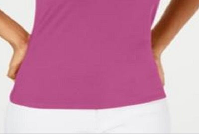 Thalia Sodi Ladder-Trim Tank Top  Pink Size M