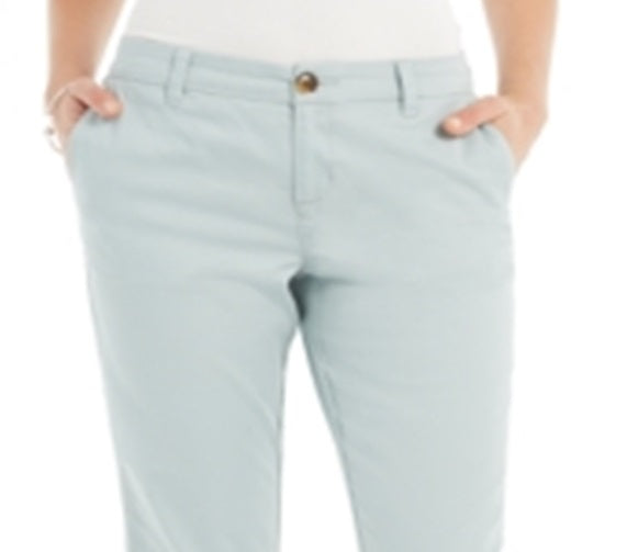 Style & Co Women's Chino Capri Pants Blue Size 6
