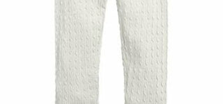 First Impressions Toddler Girl's Textured Leggings White Size 3 T