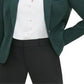 Tommy Hilfiger Women's French Terry 1 Button Blazer Green Size 10