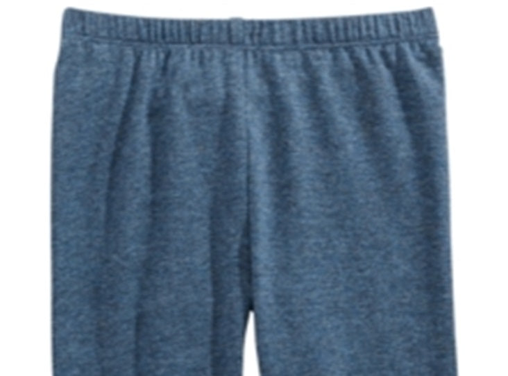 First Impressions Toddler Girl's Floral Border Leggings Blue Size 4 T