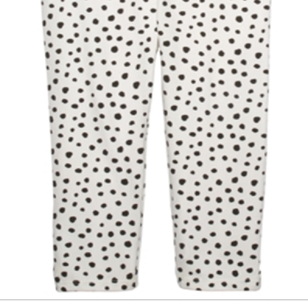 First Impressions Toddler Girl's Animal Print Leggings White Size 4T