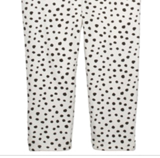 First Impressions Toddler Girl's Animal Print Leggings White Size 4T