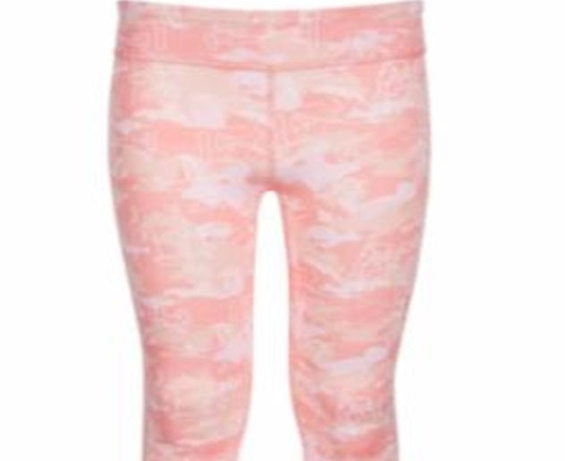 Ideology Big Girl's Printed Leggings Satin Pink Size M